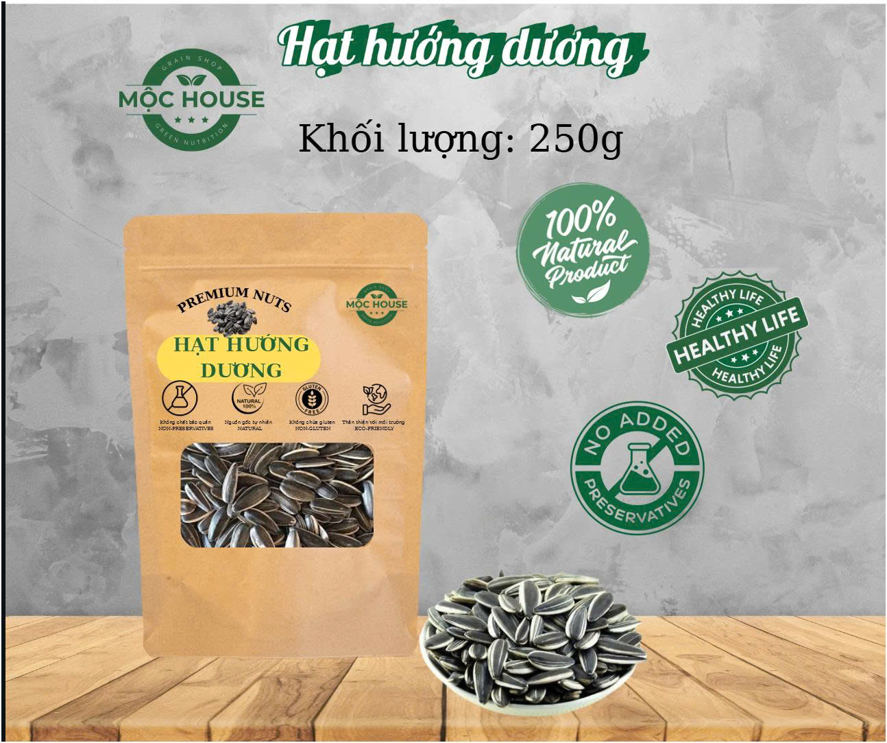Hạt hướng dương nhà Mộc House